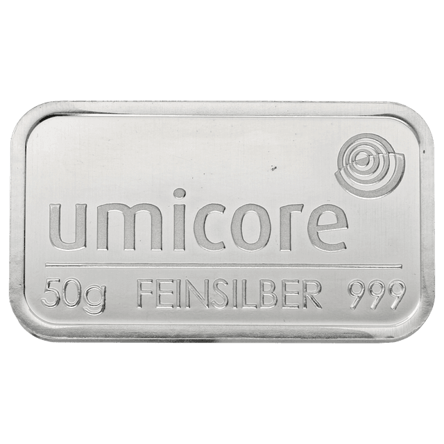 zilverbaar umicore 50 gram